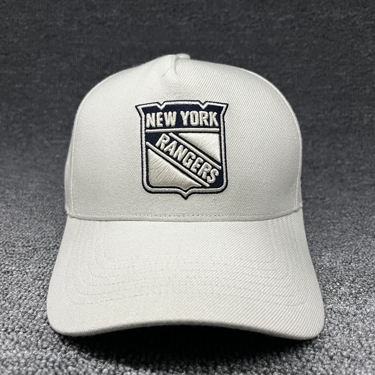 New York Rangers '47 Brand Cream Snapback Hat Adjustable Cap New