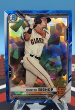 2021 Bowman Sapphire Edition - Chrome Prospects Hunter Bishop #BCP-18 (RC)