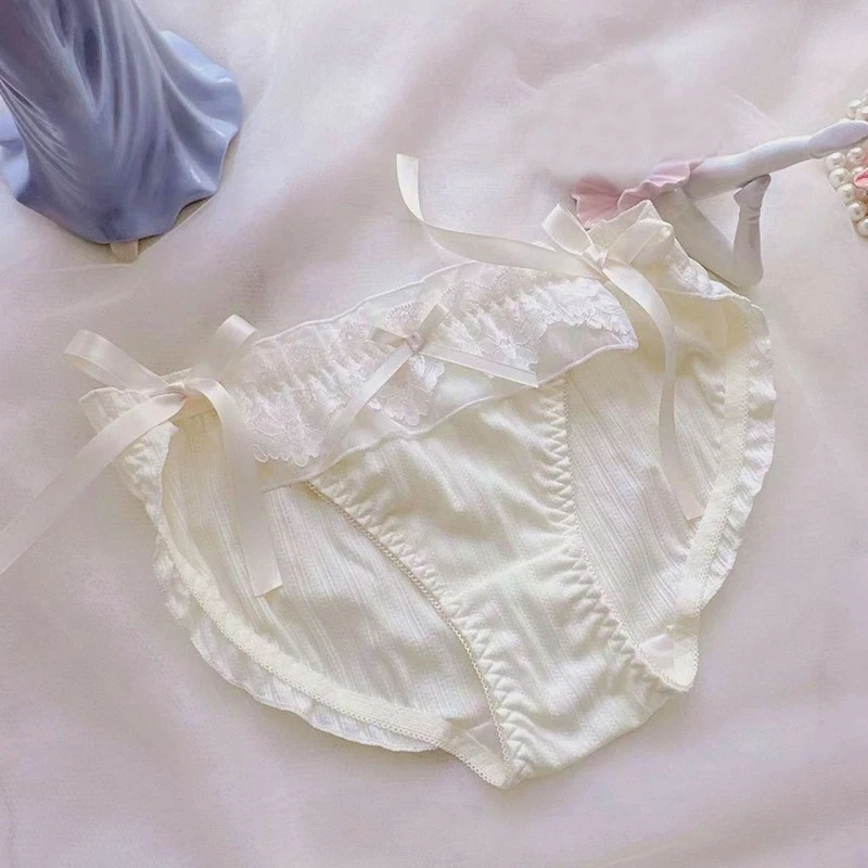 Японский милый девочек леди трусики трусы с ремешками Лолита нижнее белье школы трусики - Изображение 4 из 4