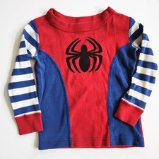 Hanna Andersson Marvel Spider Man Long John Pajama Top Size 2T  85 cm