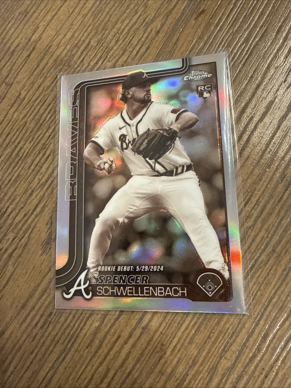 Spencer Schwellenbach 2025 Topps Update Chrome Sepia RC Rookie Debut USC132