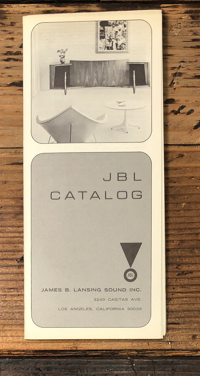 JBL  Paragon Metrogon SA600  Foldout Brochure *Original*