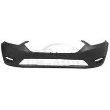 Front Bumper Cover for 2013-2019 Ford Taurus Plastic Primed Black FO1000666C
