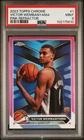 PSA 9 2023 Topps Chrome #1 Victor Wembanyama San Antonio Pink REFRACTOR RC