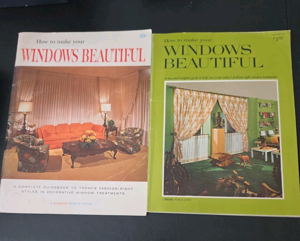 VENTANAS HERMOSA KIRSCH 1965 y 1969 vintage pb (lote de 2)