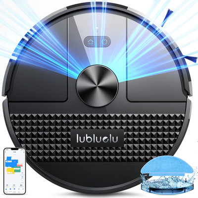 Lubluelu Saugroboter mit Wischfunktion Lasernavigation Staubsauger Gebraucht