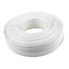 Novelty Lights 500 Foot Zip Cord Wire, White, 18 Gauge, SPT-1