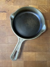 Griswold No. 2003 Hammered & Plated Cast Iron Skillet, Size 3