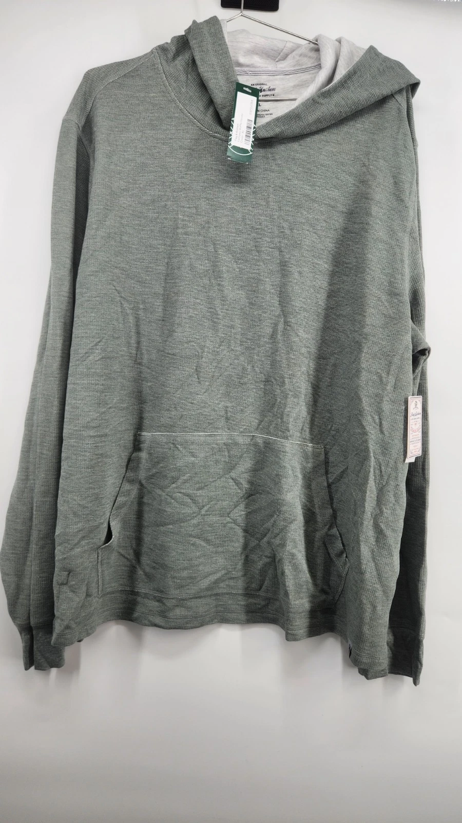 Flag & Anthem Men's Green XL Fairbanks Waffle Hoodie NWT