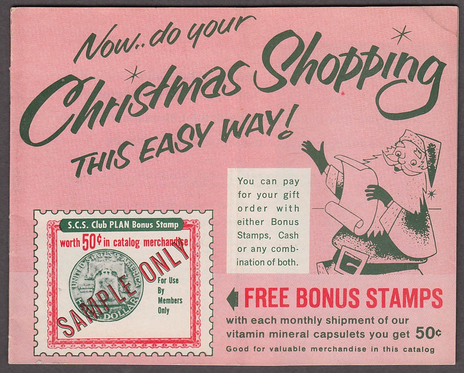 Scs Club Christmas Shopping Mail Order Catalog 1960S Camera Health Gadgets Drugs