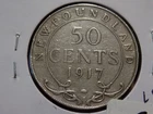 1917 Newfoundland 50 Cents — photo from another recent sale