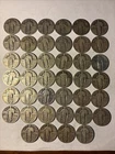 Silver Quarters Standing Liberty Roll Of 40 Quarters 10.00 Face Roll #6