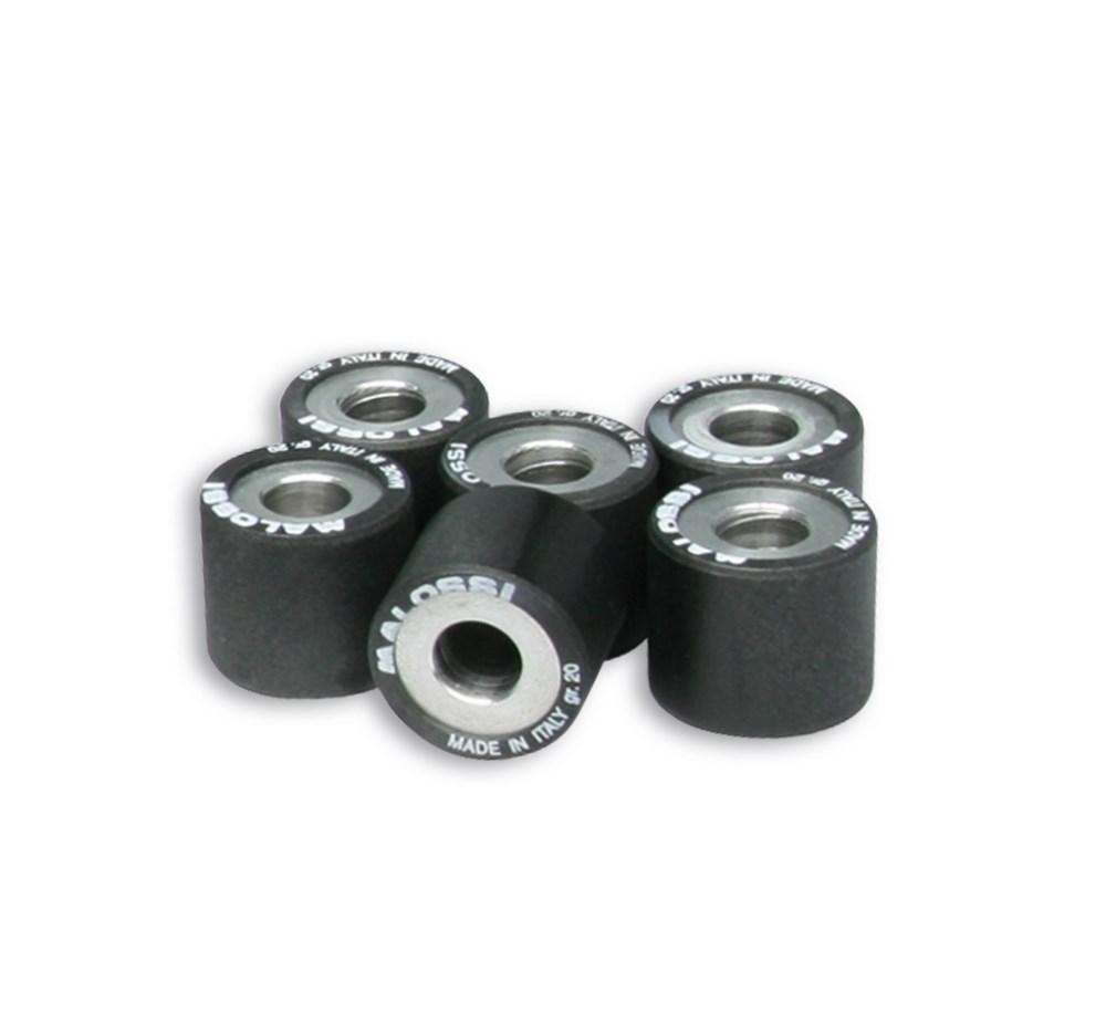 Galets Malossi 25x22,2 mm 20g pour restaurer la puissance moteur