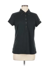 Zero Restriction Women Black Short Sleeve Polo M