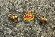 Lot of Three Mack Truck Lapel Hat Pins