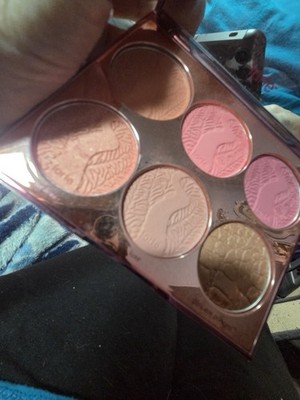 Tarte Precious Gems Amazonian Clay Cheek Blush Bronzer Palette, Holiday. No Box