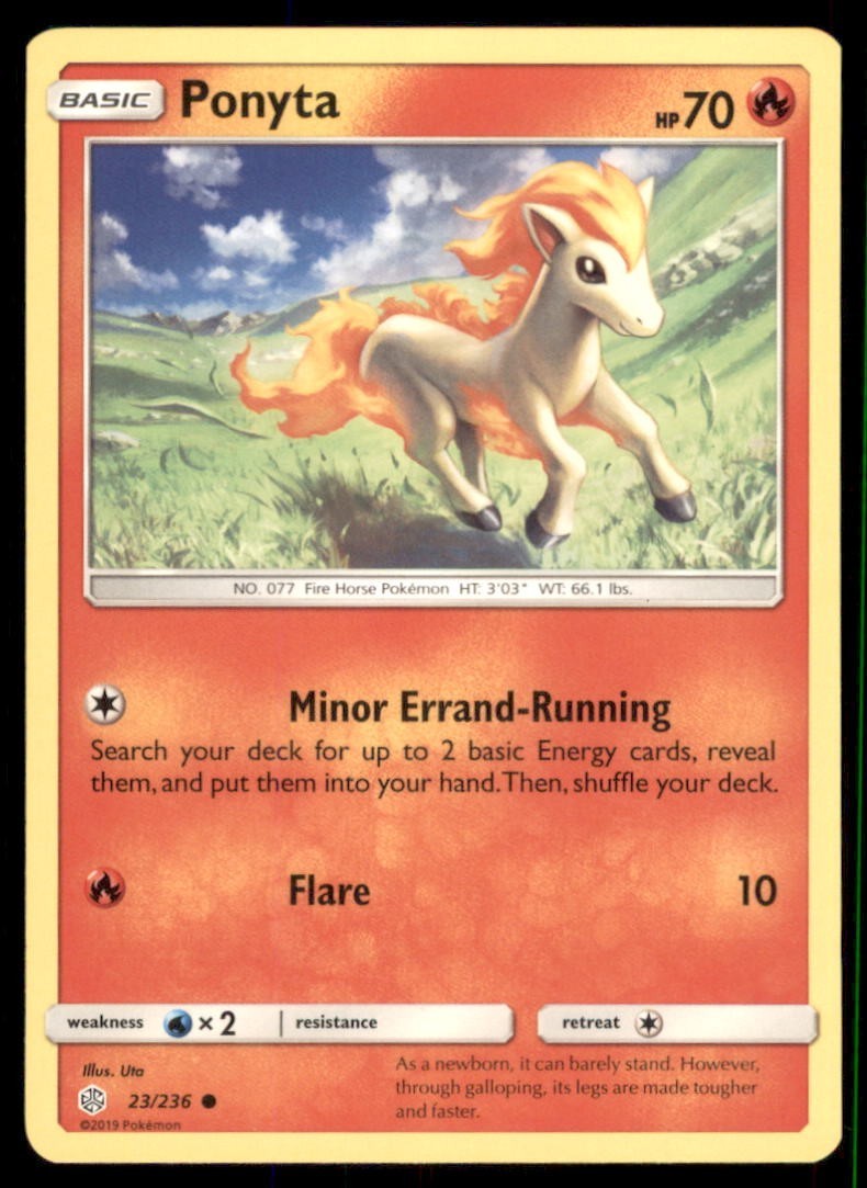 Pokemon TCG Ponyta 23/236 Regular 1