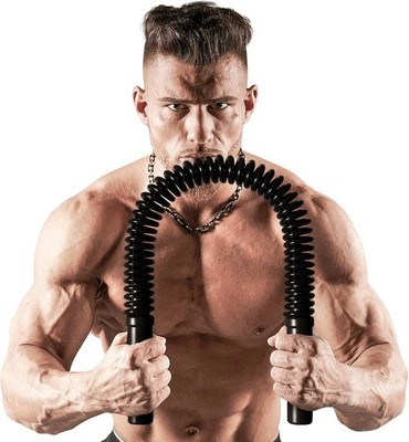 's Power Twister Flex Bar, The Ultimate Upper Body Exercise Equipment for Str...