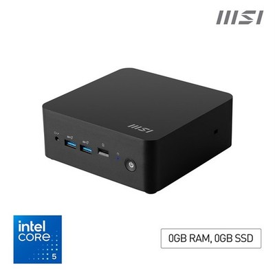 MSI Cubi NUC 1M Intel Core 5 120U 14. Gen Barebone NUC SFF Mini Computer HTPC N