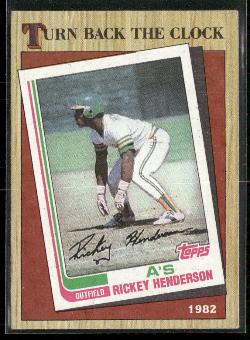 1982 Topps #610 Rickey Henderson