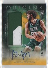 2024-25 Panini Origins Rookie Jersey Gold 4/10 Anton Watson #RJA-AWC Auto 1oq1