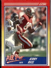 1990 Score #590 Jerry Rice