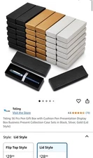 36 Pcs Pen Gift Box with Cushion Pen Presentation Display Box Business Presen...