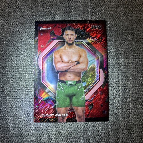 2024 Topps Finest UFC Johnny Walker Rare RED SHIMMER PARALLEL F22
