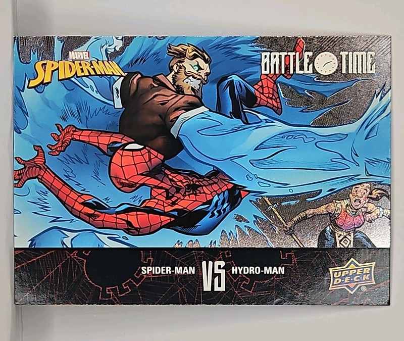 2024 Upper Deck Marvel Battle Time Spider-Man vs Hydro-Man Bronze #BT-21
