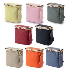 Jewelry Organizers Cosmetic Case Leather Texture for Earrings Rings Lipstick