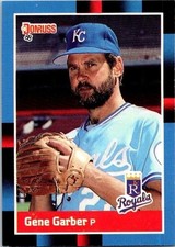 Henry Eugene Garber K.C Royals Donruss 1987 Baseball Card