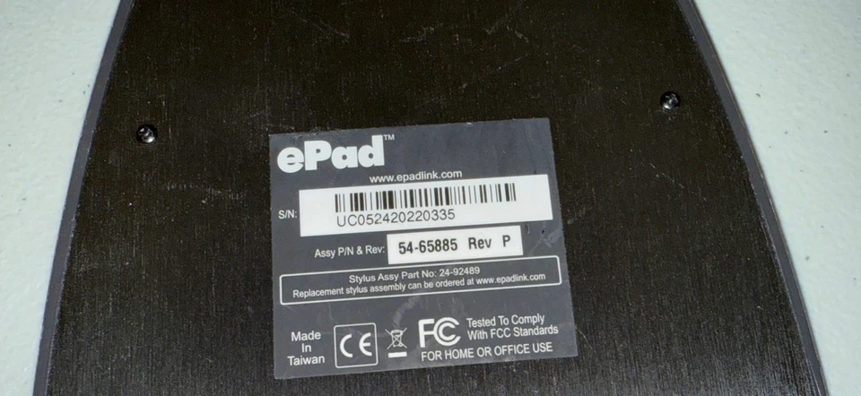 Almohadilla de captura de firma electrónica ePadlink VP9801 ePad Foto 4 de 4