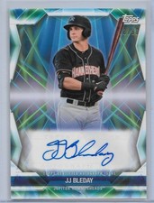 2021 Topps Pro Debut JJ Bleday Future Cornerstones Autograph Card #FC-JB /90
