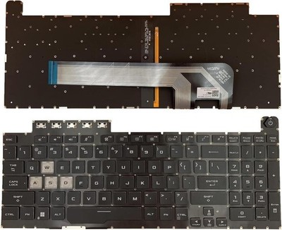 Laptop Replacement US Layout RGB Colorful Backlight Keyboard for ASUS... Bundle