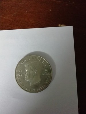 Niue 5 Dollars 1988 John F. Kennedy JFK  Ich bin ein Berliner  Gedenkmünze