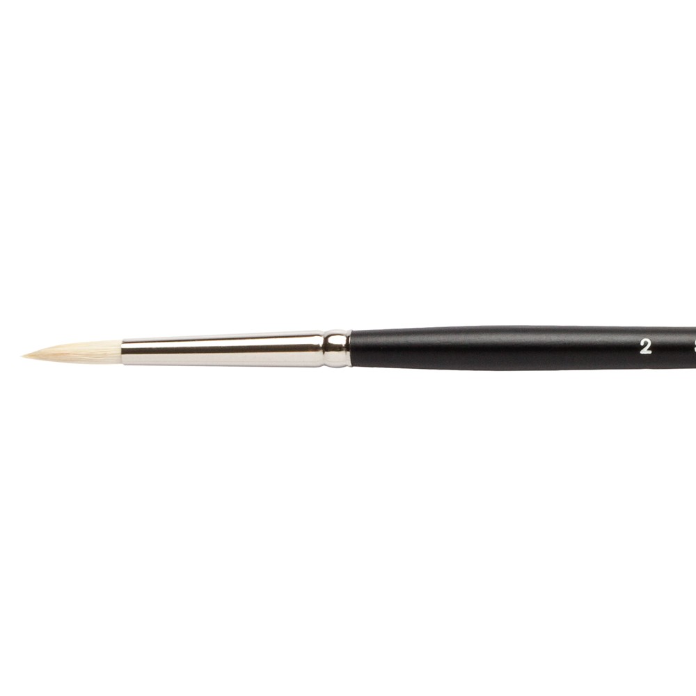 Jackson's : Shiro : Professional Hog Bristle Hair Brush : Round : No.2
