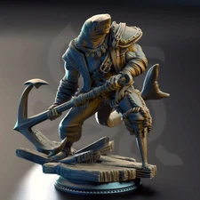 Baz "Smiley" Armstrong, Tabletop, Wargames, D&D, RPG, Fantasy, 28mm / 32mm