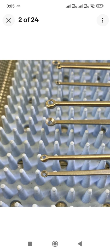 Set of 7 Aesculap Yasargil Tissue Grasping/Tumor Micro Form Forceps & Tray Neuro - Image 2 of 4