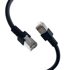 EFB-Elektronik, 10 m CAT5e 10 m CAT5e SF/UTP Network Cable S-ftp Black Network