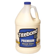 Titebond Wood Glue, 1 gal, Jug, II Premium 5006 Titebond 5006 1 gal 037083050066