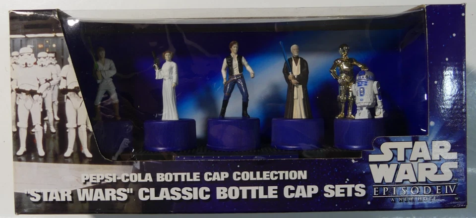 Pepsi Star Wars Classic Bottle Cap Collection 1-10 Full Set Japan BNIB - Image 4 of 4