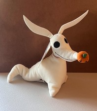 Zero Plush beanie bean bag Disney Store Nightmare Before Christmas Ghost Dog WT