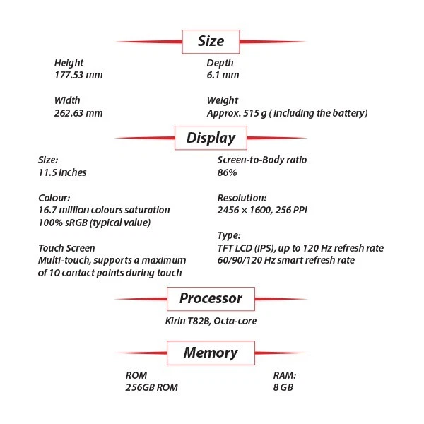 HUAWEI MatePad 11.5 2025 PaperMatte VIOLET 8GB+256GB HarmonyOS PC Tablet (WiFi) - Bild 3 von 4