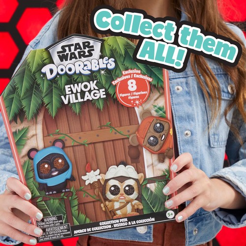 Star Wars™ Doorables Ewok Village Collection Peek, Miniature, Multi-color - Afbeelding 5 van 6