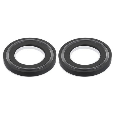 2Pcs Bathroom Sink Mounting Ring Brass Sink Drain Mount Support Base Black