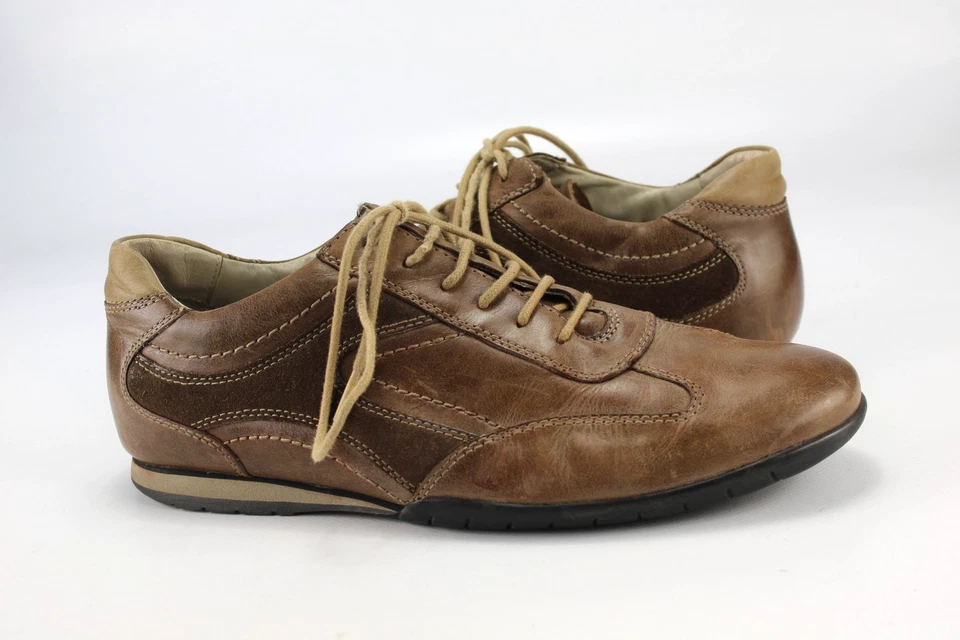 Camel Active Gr.42 Uk.8 Herren Comfort Schnürschuhe Leder Braun TOP  P 23 - Bild 1 von 4