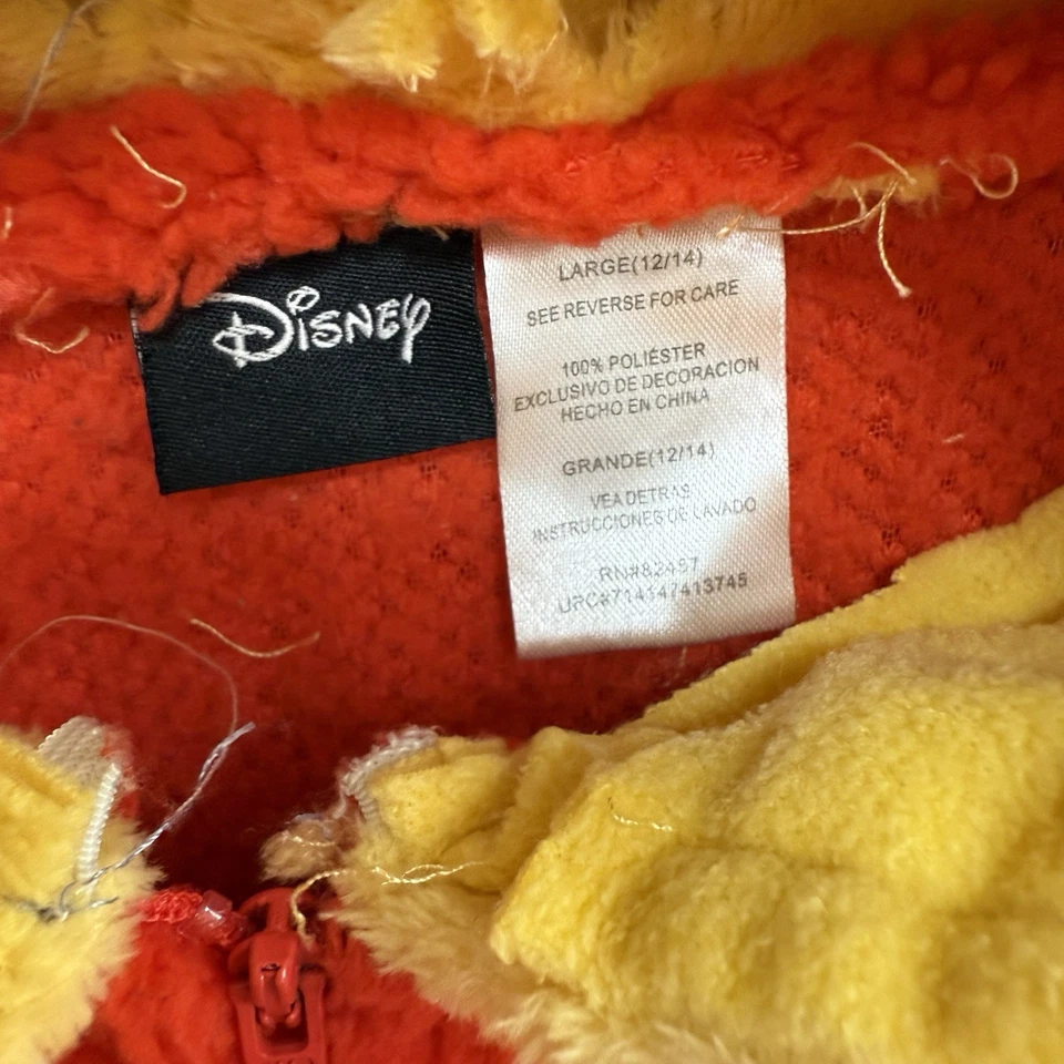 Disfraz Disney Winnie The Pooh Niños Talla 12/14 Cuerpo Completo Vellón Cálido ¡Envío Rápido! Foto 3 de 4