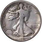 1919-D Very Good Walking Liberty Half Dollar 50C Denver VG+ Details