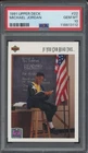 1991 Upper Deck Basketball #22 Michael Jordan Gem Mint PSA 10