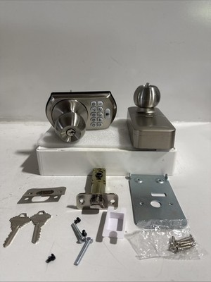 Keypad Door Knob Lock, Keyless Entry Digital Lock with Handle, Electronic-no Box